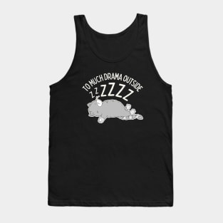 Lazy Sleeping Cat Tank Top